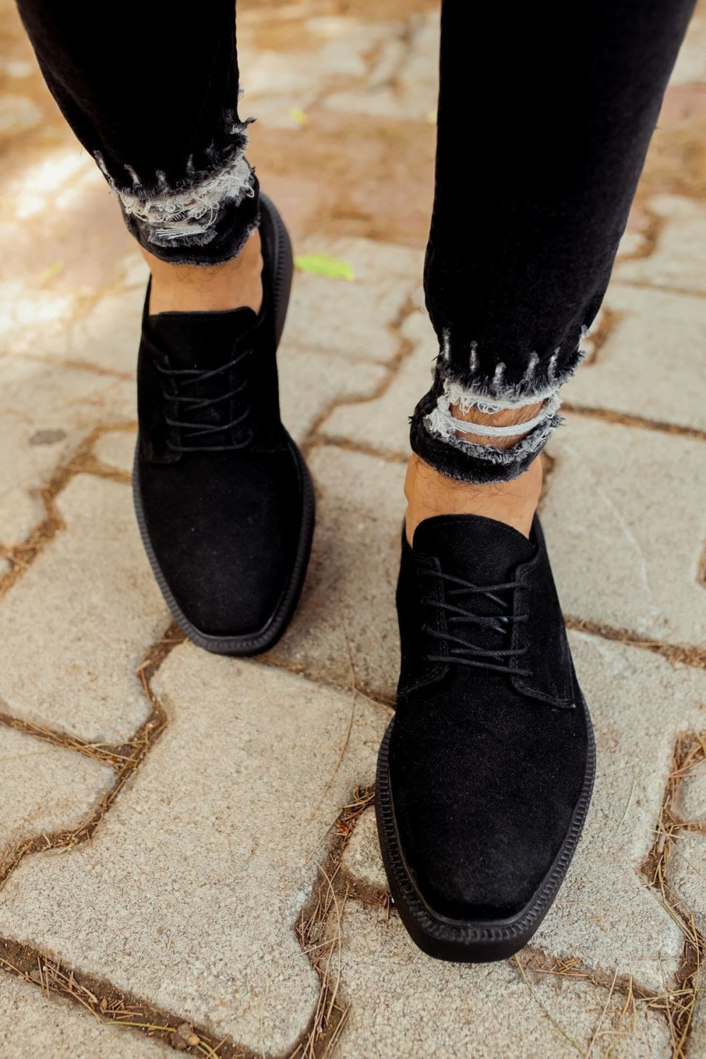 CH001 Classic Lace Erkek Günlük Bağcıklı Süet Klasik Ayakkabı CST - Siyah Erkek Ayakkabı CH001 Classic Lace Erkek Günlük Bağcıklı Süet Klasik Ayakkabı CST - Siyah – Chekich Erkek Ayakkabı