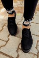 CH001 Classic Lace Erkek Günlük Bağcıklı Süet Klasik Ayakkabı CST - Siyah Erkek Ayakkabı CH001 Classic Lace Erkek Günlük Bağcıklı Süet Klasik Ayakkabı CST - Siyah – Chekich Erkek Ayakkabı