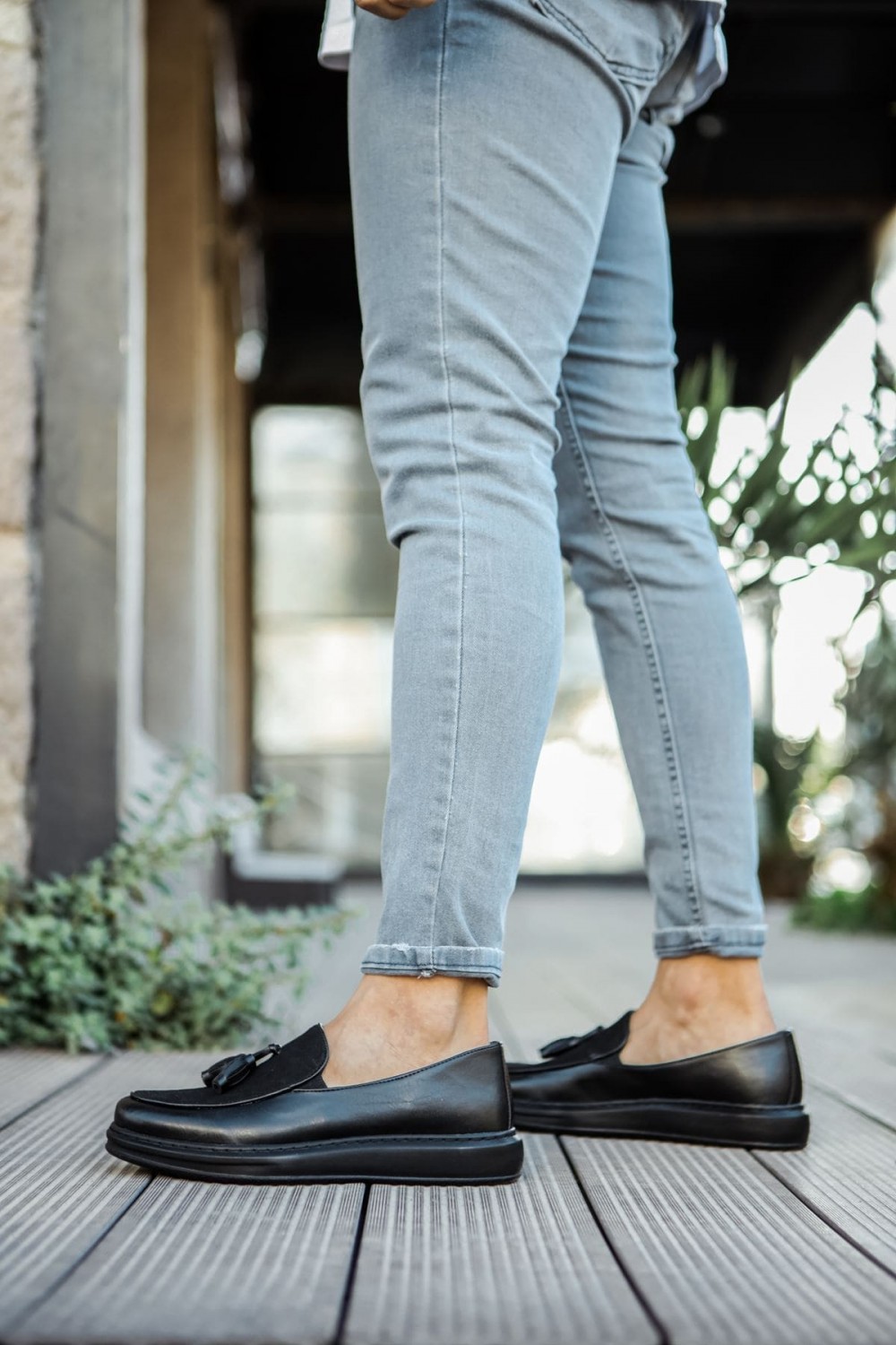 CH002 Loafer Pelle Erkek Günlük Bağcıksız Corcik Cilt Süet Klasik Ayakkabı CST - Siyah Erkek Ayakkabı CH002 Loafer Pelle Erkek Günlük Bağcıksız Corcik Cilt Süet Klasik Ayakkabı CST - Siyah – Chekich Erkek Ayakkabı