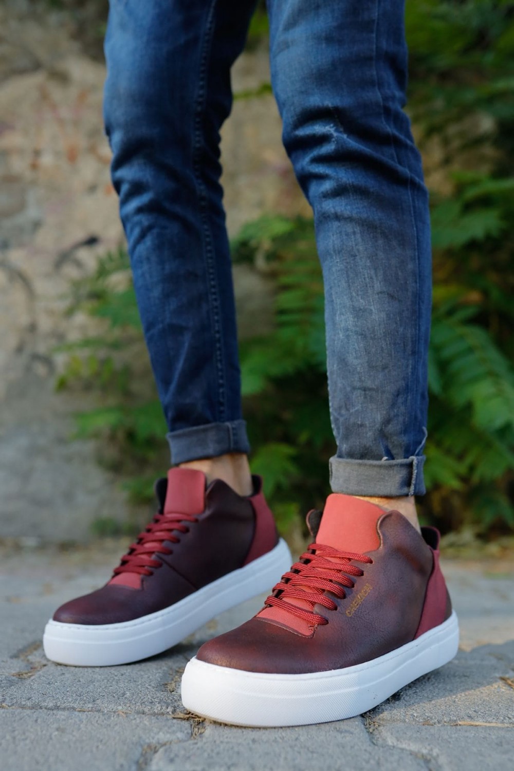 CH004 Hide Erkek Günlük Bağcıklı Cilt Spor Sneaker Ayakkabı CBT - Bordo Erkek Ayakkabı CH004 Hide Erkek Günlük Bağcıklı Cilt Spor Sneaker Ayakkabı CBT - Bordo – Chekich Erkek Ayakkabı