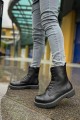 CH009 Military Erkek Spor Günlük Bağcıklı ve Fermuarlı Cilt Bot CST - Parlak Siyah Erkek Ayakkabı CH009 Military Erkek Spor Günlük Bağcıklı ve Fermuarlı Cilt Bot CST - Parlak Siyah – Chekich Erkek Ayakkabı