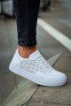 CH015 First Edition Erkek Günlük Bağcıklı Cilt Spor Sneaker Ayakkabı CBT - Beyaz Erkek Ayakkabı CH015 First Edition Erkek Günlük Bağcıklı Cilt Spor Sneaker Ayakkabı CBT - Beyaz – Chekich Erkek Ayakkabı