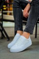 CH015 First Edition Erkek Günlük Bağcıklı Cilt Spor Sneaker Ayakkabı CBT - Beyaz Erkek Ayakkabı CH015 First Edition Erkek Günlük Bağcıklı Cilt Spor Sneaker Ayakkabı CBT - Beyaz – Chekich Erkek Ayakkabı