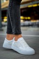 CH015 First Edition Erkek Günlük Bağcıklı Cilt Spor Sneaker Ayakkabı CBT - Beyaz Erkek Ayakkabı CH015 First Edition Erkek Günlük Bağcıklı Cilt Spor Sneaker Ayakkabı CBT - Beyaz – Chekich Erkek Ayakkabı