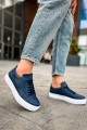CH015 First Edition Erkek Günlük Bağcıklı Cilt Spor Sneaker Ayakkabı CBT - Lacivert Erkek Ayakkabı CH015 First Edition Erkek Günlük Bağcıklı Cilt Spor Sneaker Ayakkabı CBT - Lacivert – Chekich Erkek Ayakkabı