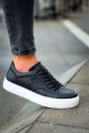 CH015 First Edition Erkek Günlük Bağcıklı Cilt Spor Sneaker Ayakkabı CBT - Siyah Erkek Ayakkabı CH015 First Edition Erkek Günlük Bağcıklı Cilt Spor Sneaker Ayakkabı CBT - Siyah – Chekich Erkek Ayakkabı