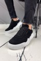 CH037 Francis Erkek Günlük Bağcıklı Süet Spor Sneaker Ayakkabı SBT - Siyah Erkek Ayakkabı CH037 Francis Erkek Günlük Bağcıklı Süet Spor Sneaker Ayakkabı SBT - Siyah – Chekich Erkek Ayakkabı