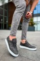 CH040 C - Rey Erkek Günlük Bağcıklı Cilt Spor Sneaker Ayakkabı CBT - Antrasit Erkek Ayakkabı CH040 C - Rey Erkek Günlük Bağcıklı Cilt Spor Sneaker Ayakkabı CBT - Antrasit – Chekich Erkek Ayakkabı