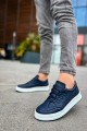 CH040 C - Rey Erkek Günlük Bağcıklı Cilt Spor Sneaker Ayakkabı CBT - Lacivert Erkek Ayakkabı CH040 C - Rey Erkek Günlük Bağcıklı Cilt Spor Sneaker Ayakkabı CBT - Lacivert – Chekich Erkek Ayakkabı