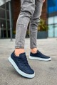 CH040 C - Rey Erkek Günlük Bağcıklı Cilt Spor Sneaker Ayakkabı CBT - Lacivert Erkek Ayakkabı CH040 C - Rey Erkek Günlük Bağcıklı Cilt Spor Sneaker Ayakkabı CBT - Lacivert – Chekich Erkek Ayakkabı