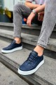 CH040 C - Rey Erkek Günlük Bağcıklı Cilt Spor Sneaker Ayakkabı CBT - Lacivert Erkek Ayakkabı CH040 C - Rey Erkek Günlük Bağcıklı Cilt Spor Sneaker Ayakkabı CBT - Lacivert – Chekich Erkek Ayakkabı