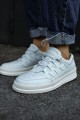 CH040 C - Rey Erkek Günlük Bağcıklı Hakiki Deri Spor Sneaker Ayakkabı DBT - Beyaz Erkek Ayakkabı CH040 C - Rey Erkek Günlük Bağcıklı Hakiki Deri Spor Sneaker Ayakkabı DBT - Beyaz – Chekich Erkek Ayakkabı