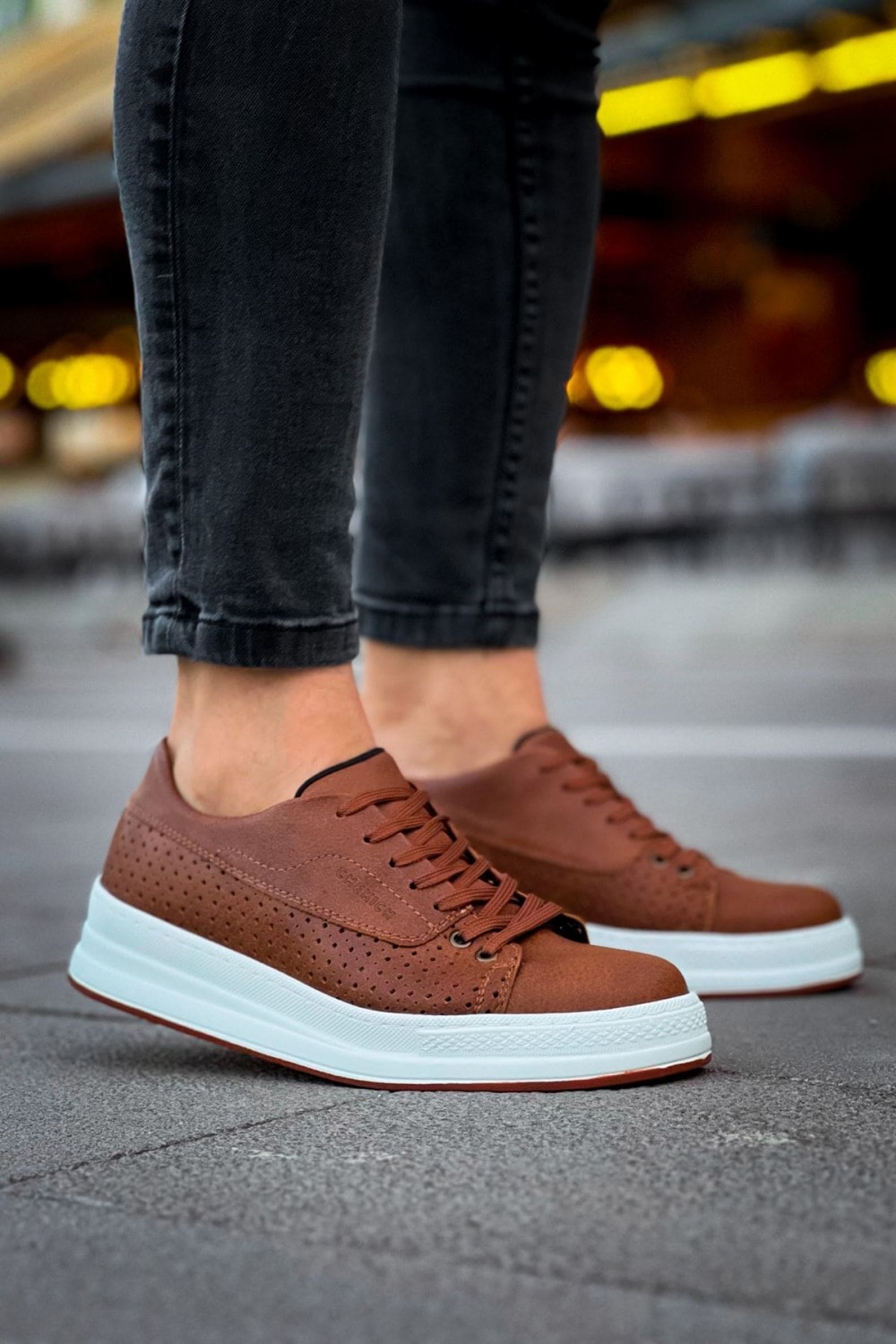 CH043 Cowien Erkek Günlük Bağcıklı Cilt Spor Sneaker Ayakkabı CBT - Taba Erkek Ayakkabı CH043 Cowien Erkek Günlük Bağcıklı Cilt Spor Sneaker Ayakkabı CBT - Taba – Chekich Erkek Ayakkabı