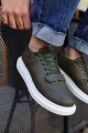 CH073 Flatline Erkek Günlük Bağcıklı Cilt Spor Sneaker Ayakkabı CBT - Haki Erkek Ayakkabı CH073 Flatline Erkek Günlük Bağcıklı Cilt Spor Sneaker Ayakkabı CBT - Haki – Chekich Erkek Ayakkabı