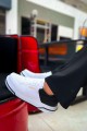CH075 Signature Erkek Günlük Bağcıklı Cilt Spor Sneaker Ayakkabı CBT - Beyaz/Siyah Erkek Ayakkabı CH075 Signature Erkek Günlük Bağcıklı Cilt Spor Sneaker Ayakkabı CBT - Beyaz/Siyah – Chekich Erkek Ayakkabı