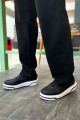 CH075 Signature Erkek Günlük Bağcıklı Cilt Spor Sneaker Ayakkabı CBT - Siyah Erkek Ayakkabı CH075 Signature Erkek Günlük Bağcıklı Cilt Spor Sneaker Ayakkabı CBT - Siyah – Chekich Erkek Ayakkabı