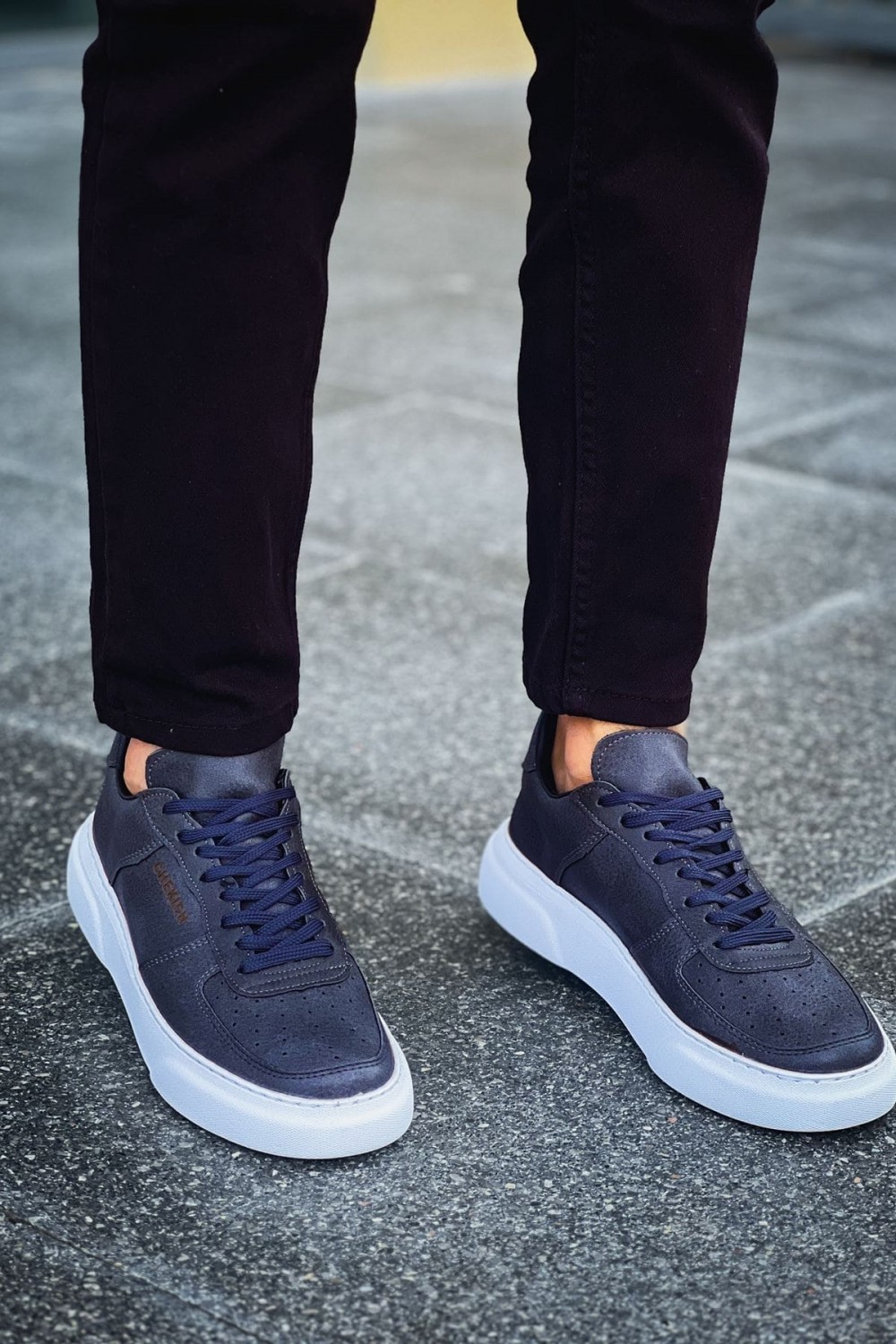 CH087 Kenton Erkek Günlük Bağcıklı Cilt Spor Sneaker Ayakkabı CBT - Antrasit Erkek Ayakkabı CH087 Kenton Erkek Günlük Bağcıklı Cilt Spor Sneaker Ayakkabı CBT - Antrasit – Chekich Erkek Ayakkabı