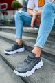 CH089 Low Top Lace Up Erkek Günlük Bağcıklı Cilt Spor Sneaker Ayakkabı CBT - Antrasit Erkek Ayakkabı CH089 Low Top Lace Up Erkek Günlük Bağcıklı Cilt Spor Sneaker Ayakkabı CBT - Antrasit – Chekich Erkek Ayakkabı