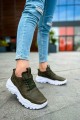 CH089 Low Top Lace Up Erkek Günlük Bağcıklı Cilt Spor Sneaker Ayakkabı CBT - Haki Erkek Ayakkabı CH089 Low Top Lace Up Erkek Günlük Bağcıklı Cilt Spor Sneaker Ayakkabı CBT - Haki – Chekich Erkek Ayakkabı