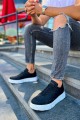 CH105 Cronus Erkek Günlük Bağcıklı Cilt Spor Sneaker Ayakkabı CBT - Siyah Erkek Ayakkabı CH105 Cronus Erkek Günlük Bağcıklı Cilt Spor Sneaker Ayakkabı CBT - Siyah – Chekich Erkek Ayakkabı