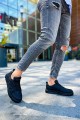 CH105 Cronus Erkek Günlük Bağcıklı Cilt Spor Sneaker Ayakkabı CST - Siyah Erkek Ayakkabı CH105 Cronus Erkek Günlük Bağcıklı Cilt Spor Sneaker Ayakkabı CST - Siyah – Chekich Erkek Ayakkabı