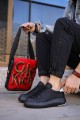 CH107 Felibord Erkek Günlük Bağcıklı Cilt Spor Sneaker Ayakkabı CST - Siyah/Beyaz Erkek Ayakkabı CH107 Felibord Erkek Günlük Bağcıklı Cilt Spor Sneaker Ayakkabı CST - Siyah/Beyaz – Chekich Erkek Ayakkabı