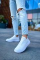 CH115 Literide Erkek Günlük Bağcıklı Cilt Spor Sneaker Ayakkabı CBT - Beyaz Erkek Ayakkabı CH115 Literide Erkek Günlük Bağcıklı Cilt Spor Sneaker Ayakkabı CBT - Beyaz – Chekich Erkek Ayakkabı
