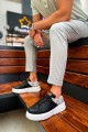 CH145 Sauerbergg Erkek Günlük Bağcıklı Cilt Spor Sneaker Ayakkabı CBT - Siyah Erkek Ayakkabı CH145 Sauerbergg Erkek Günlük Bağcıklı Cilt Spor Sneaker Ayakkabı CBT - Siyah – Chekich Erkek Ayakkabı