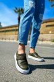 CH147 Dobeny Erkek Günlük Bağcıksız Cırtlı Cilt Spor Sneaker Ayakkabı CBT - Haki Erkek Ayakkabı CH147 Dobeny Erkek Günlük Bağcıksız Cırtlı Cilt Spor Sneaker Ayakkabı CBT - Haki – Chekich Erkek Ayakkabı