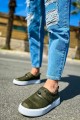 CH147 Dobeny Erkek Günlük Bağcıksız Cırtlı Cilt Spor Sneaker Ayakkabı CBT - Haki Erkek Ayakkabı CH147 Dobeny Erkek Günlük Bağcıksız Cırtlı Cilt Spor Sneaker Ayakkabı CBT - Haki – Chekich Erkek Ayakkabı