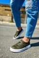 CH147 Dobeny Erkek Günlük Bağcıksız Cırtlı Cilt Spor Sneaker Ayakkabı CBT - Haki Erkek Ayakkabı CH147 Dobeny Erkek Günlük Bağcıksız Cırtlı Cilt Spor Sneaker Ayakkabı CBT - Haki – Chekich Erkek Ayakkabı