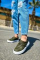CH147 Dobeny Erkek Günlük Bağcıksız Cırtlı Cilt Spor Sneaker Ayakkabı CBT - Haki Erkek Ayakkabı CH147 Dobeny Erkek Günlük Bağcıksız Cırtlı Cilt Spor Sneaker Ayakkabı CBT - Haki – Chekich Erkek Ayakkabı
