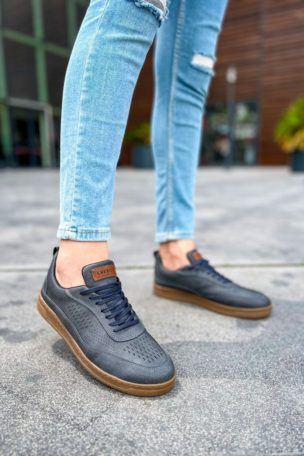 CH157 Retro Erkek Günlük Bağcıklı Krep Taban Cilt Spor Sneaker Ayakkabı CKT - Antrasit Erkek Ayakkabı CH157 Retro Erkek Günlük Bağcıklı Krep Taban Cilt Spor Sneaker Ayakkabı CKT - Antrasit – Chekich Erkek Ayakkabı