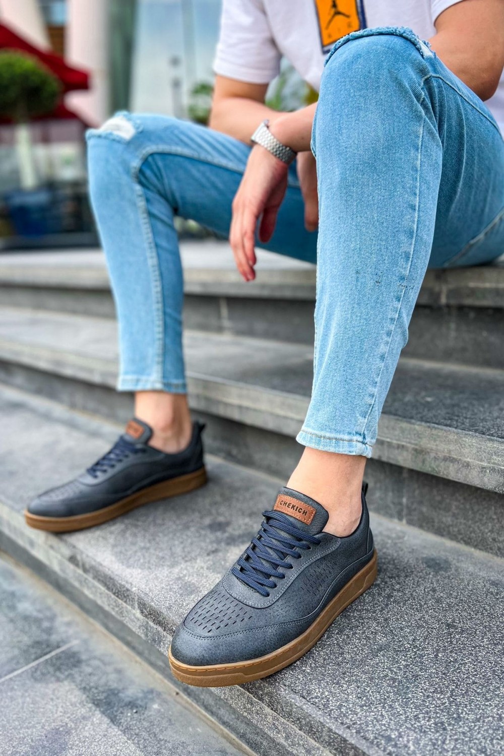 CH157 Retro Erkek Günlük Bağcıklı Krep Taban Cilt Spor Sneaker Ayakkabı CKT - Antrasit Erkek Ayakkabı CH157 Retro Erkek Günlük Bağcıklı Krep Taban Cilt Spor Sneaker Ayakkabı CKT - Antrasit – Chekich Erkek Ayakkabı