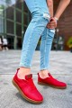 CH157 Retro Erkek Günlük Bağcıklı Krep Taban Cilt Spor Sneaker Ayakkabı CKT - Kırmızı Erkek Ayakkabı CH157 Retro Erkek Günlük Bağcıklı Krep Taban Cilt Spor Sneaker Ayakkabı CKT - Kırmızı – Chekich Erkek Ayakkabı