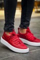 CH159 Saturn Erkek Günlük Bağcıklı Cilt Spor Sneaker Ayakkabı CBT - Kırmızı Erkek Ayakkabı CH159 Saturn Erkek Günlük Bağcıklı Cilt Spor Sneaker Ayakkabı CBT - Kırmızı – Chekich Erkek Ayakkabı