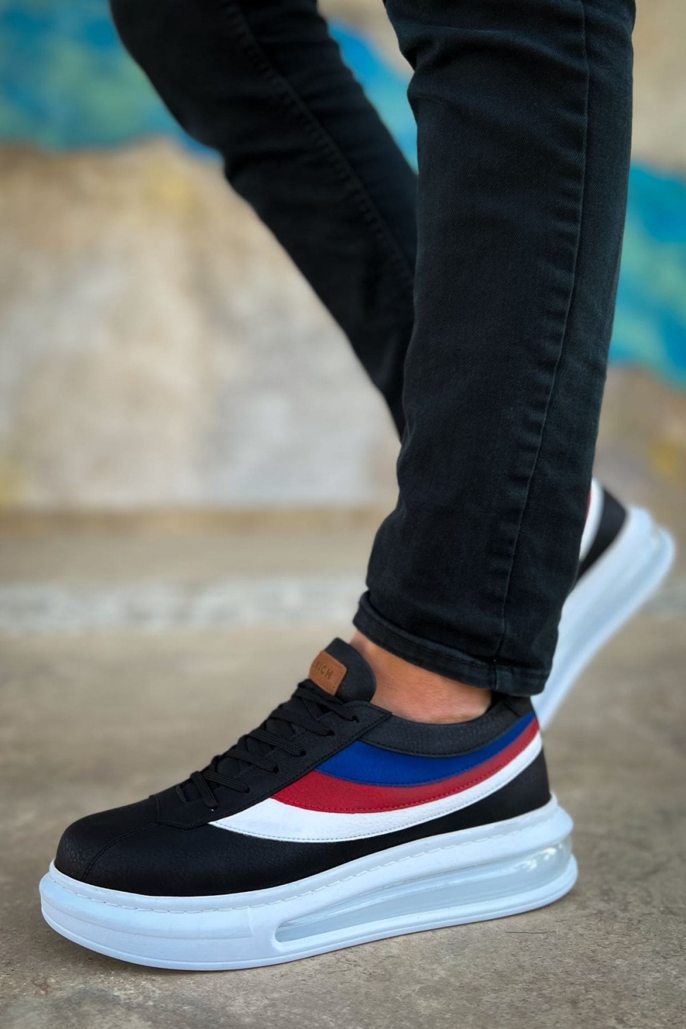 CH171 Ariaso Erkek Günlük Bağcıklı Cilt Spor Sneaker Ayakkabı CBT - Siyah Erkek Ayakkabı CH171 Ariaso Erkek Günlük Bağcıklı Cilt Spor Sneaker Ayakkabı CBT - Siyah – Chekich Erkek Ayakkabı