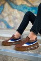 CH171 Ariaso Erkek Günlük Bağcıklı Cilt Spor Sneaker Ayakkabı CTT - Taba Erkek Ayakkabı CH171 Ariaso Erkek Günlük Bağcıklı Cilt Spor Sneaker Ayakkabı CTT - Taba – Chekich Erkek Ayakkabı