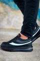 CH172 Ariasa Erkek Günlük Bağcıklı Cilt Spor Sneaker Ayakkabı CST - Siyah Erkek Ayakkabı CH172 Ariasa Erkek Günlük Bağcıklı Cilt Spor Sneaker Ayakkabı CST - Siyah – Chekich Erkek Ayakkabı