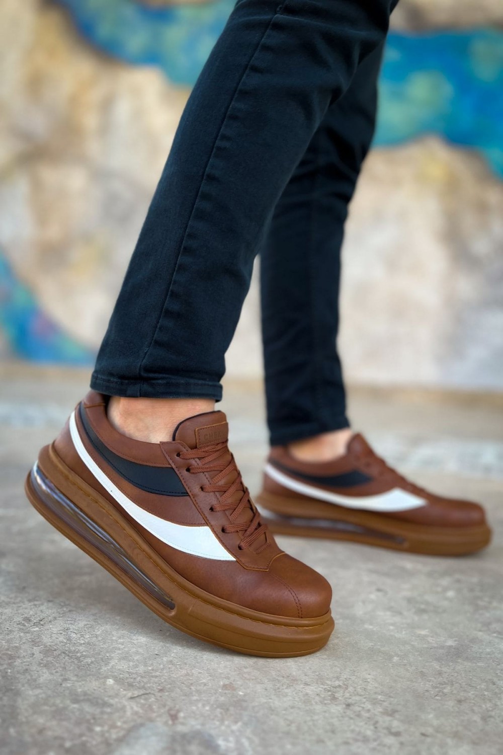 CH172 Ariasa Erkek Günlük Bağcıklı Cilt Spor Sneaker Ayakkabı CTT - Taba Erkek Ayakkabı CH172 Ariasa Erkek Günlük Bağcıklı Cilt Spor Sneaker Ayakkabı CTT - Taba – Chekich Erkek Ayakkabı