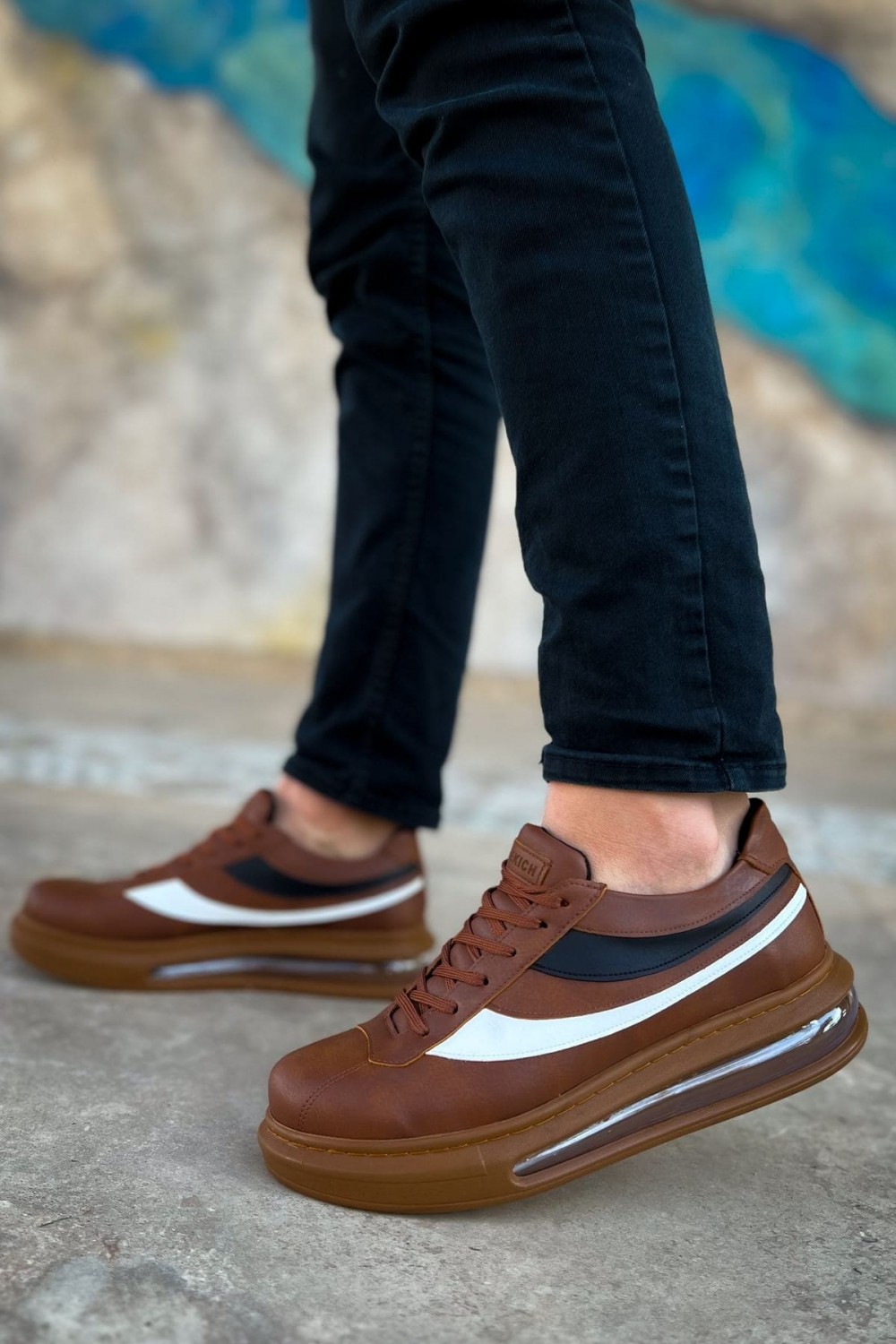 CH172 Ariasa Erkek Günlük Bağcıklı Cilt Spor Sneaker Ayakkabı CTT - Taba Erkek Ayakkabı CH172 Ariasa Erkek Günlük Bağcıklı Cilt Spor Sneaker Ayakkabı CTT - Taba – Chekich Erkek Ayakkabı