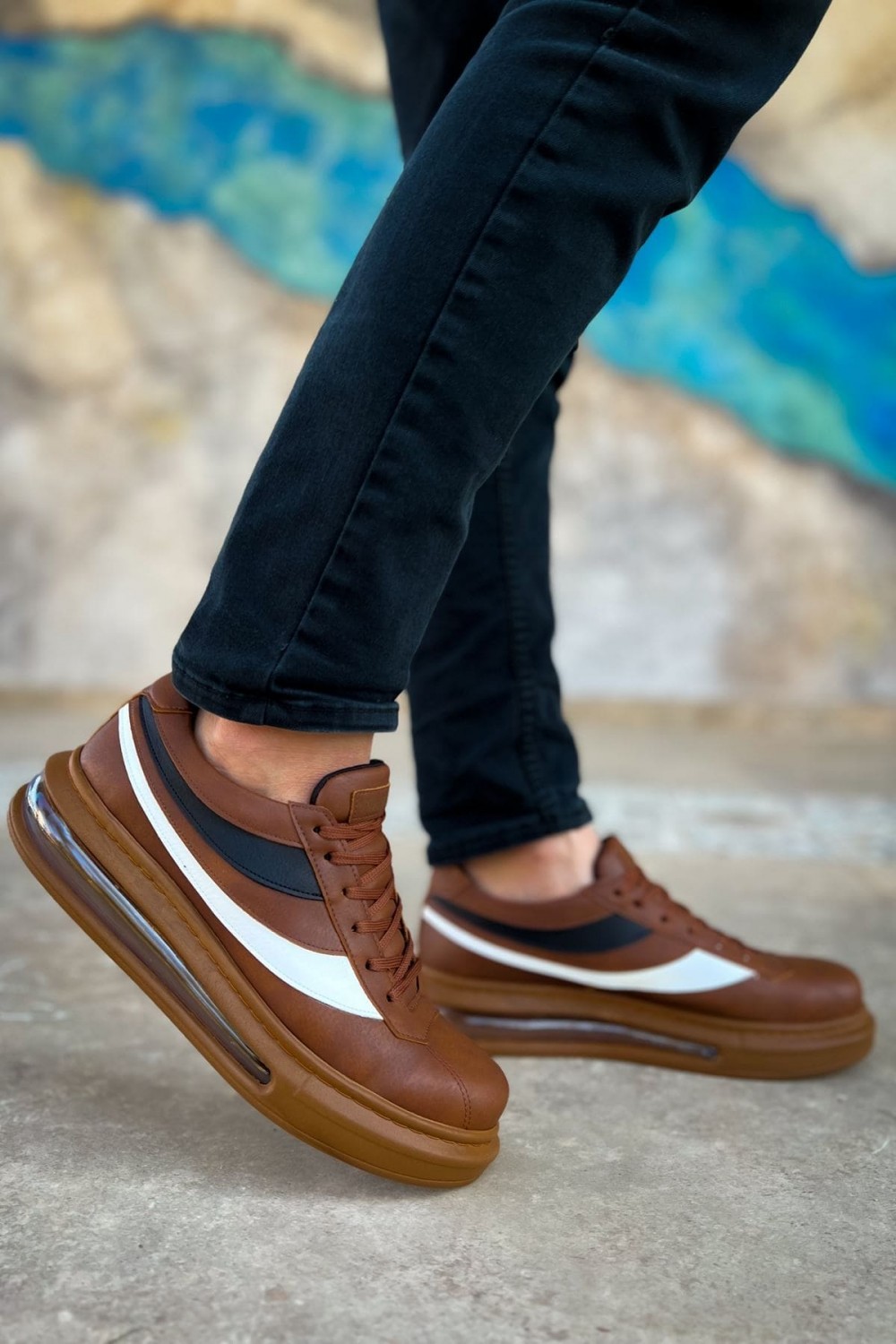 CH172 Ariasa Erkek Günlük Bağcıklı Cilt Spor Sneaker Ayakkabı CTT - Taba Erkek Ayakkabı CH172 Ariasa Erkek Günlük Bağcıklı Cilt Spor Sneaker Ayakkabı CTT - Taba – Chekich Erkek Ayakkabı