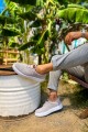 CH173 Velluto Erkek Günlük Bağcıklı Kadife Kumaş Spor Sneaker Ayakkabı KKBT - Gri – Chekich Erkek Ayakkabı