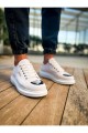 CH175 Mirror Erkek Günlük Bağcıklı Cilt Spor Sneaker Ayakkabı CBT - Beyaz Erkek Ayakkabı CH175 Mirror Erkek Günlük Bağcıklı Cilt Spor Sneaker Ayakkabı CBT - Beyaz – Chekich Erkek Ayakkabı