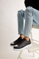 CH175 Mirror Erkek Günlük Bağcıklı Cilt Spor Sneaker Ayakkabı CBT - Siyah Erkek Ayakkabı CH175 Mirror Erkek Günlük Bağcıklı Cilt Spor Sneaker Ayakkabı CBT - Siyah – Chekich Erkek Ayakkabı