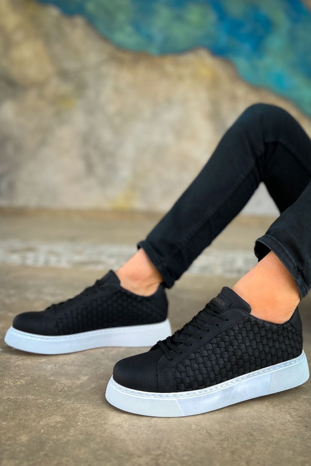 CH203 Maglieria Erkek Günlük Bağcıklı Cilt Spor Sneaker Ayakkabı CBT - Siyah Erkek Ayakkabı CH203 Maglieria Erkek Günlük Bağcıklı Cilt Spor Sneaker Ayakkabı CBT - Siyah – Chekich Erkek Ayakkabı
