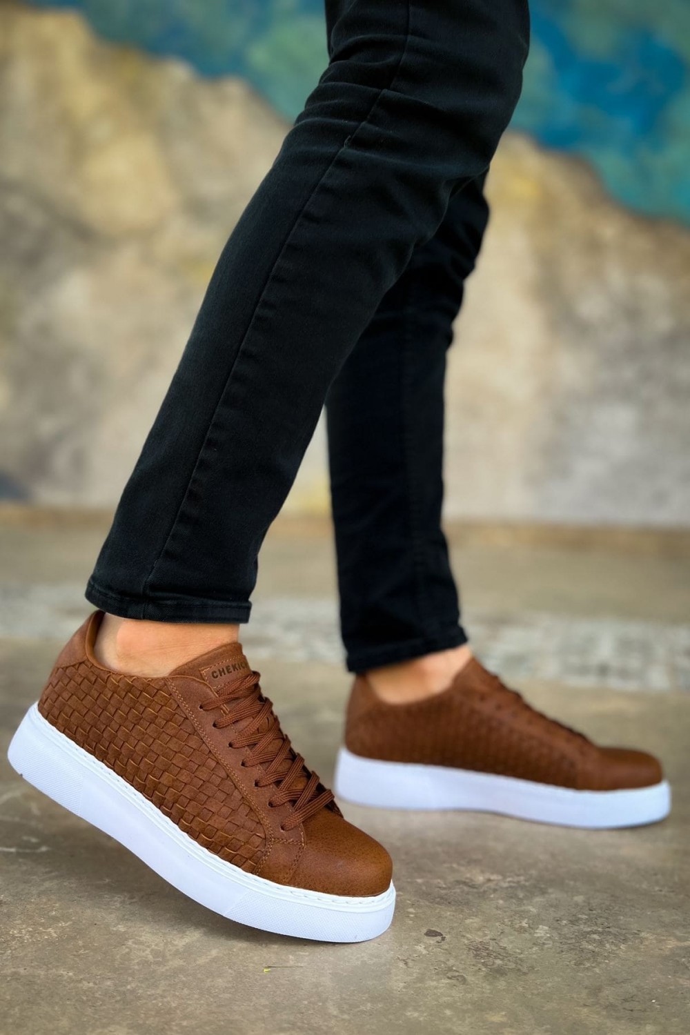 CH203 Maglieria Erkek Günlük Bağcıklı Cilt Spor Sneaker Ayakkabı CBT - Taba Erkek Ayakkabı CH203 Maglieria Erkek Günlük Bağcıklı Cilt Spor Sneaker Ayakkabı CBT - Taba – Chekich Erkek Ayakkabı