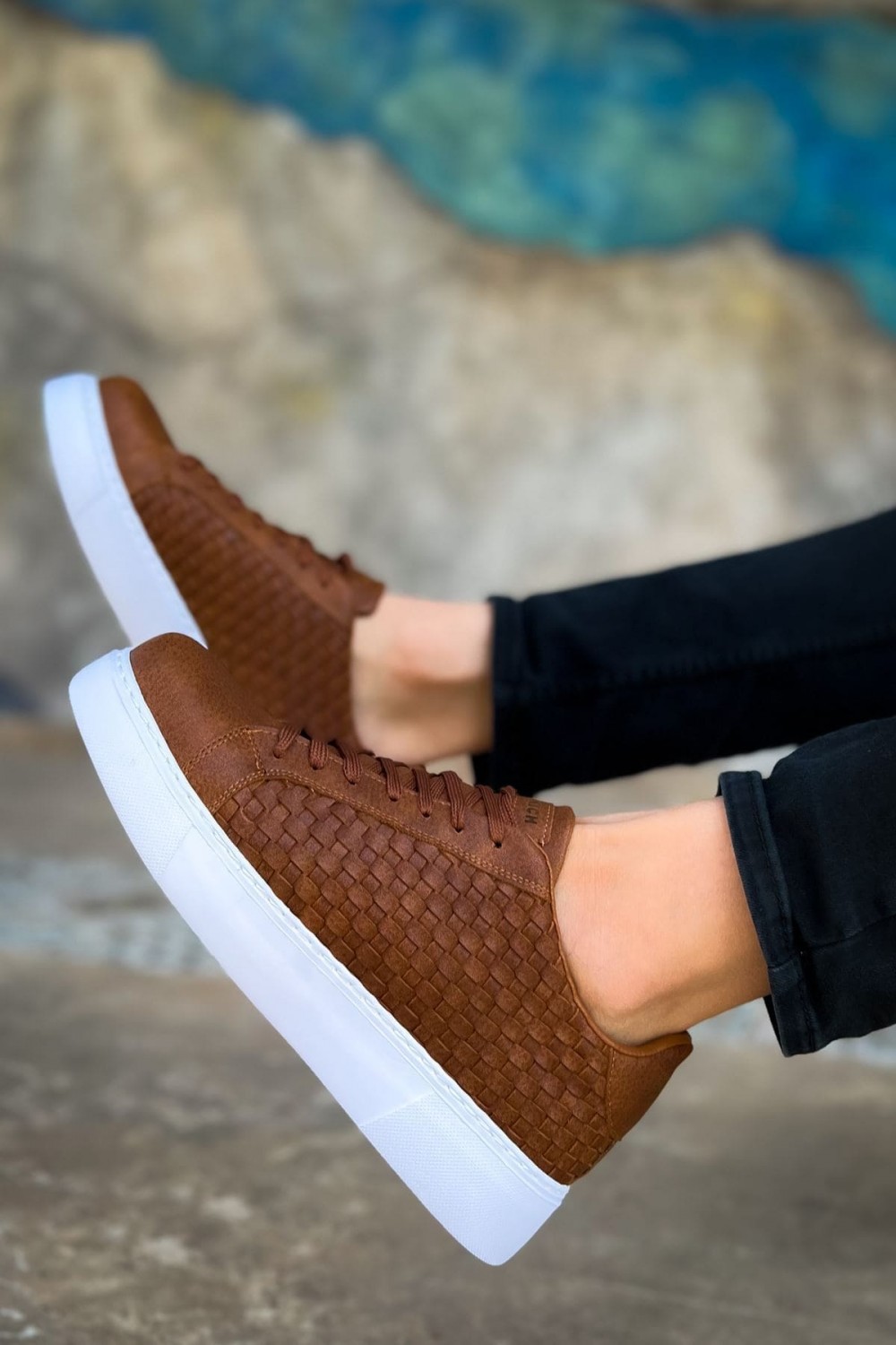 CH203 Maglieria Erkek Günlük Bağcıklı Cilt Spor Sneaker Ayakkabı CBT - Taba Erkek Ayakkabı CH203 Maglieria Erkek Günlük Bağcıklı Cilt Spor Sneaker Ayakkabı CBT - Taba – Chekich Erkek Ayakkabı