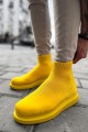 CH207 Maglieria - T Erkek Günlük Bağcıksız Triko Spor Sneaker Ayakkabı TST - Sarı