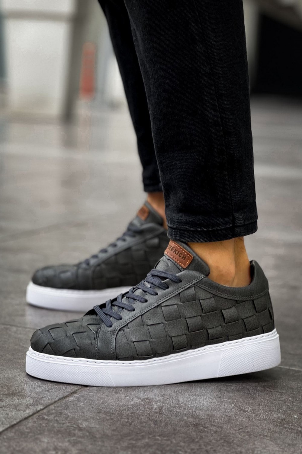 CH209 Vimini Erkek Günlük Bağcıklı Cilt Spor Sneaker Ayakkabı CBT - Antrasit Erkek Ayakkabı CH209 Vimini Erkek Günlük Bağcıklı Cilt Spor Sneaker Ayakkabı CBT - Antrasit – Chekich Erkek Ayakkabı